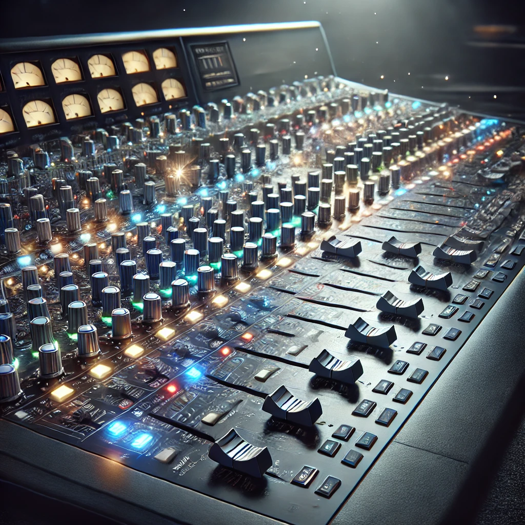 Mixing console